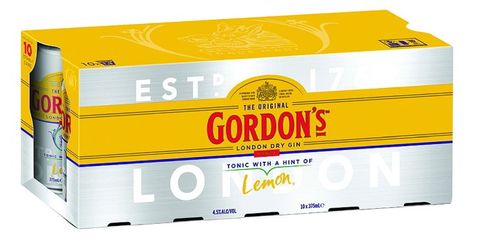 Gordons Gin & Tonic Cans 375ml 10PK X3