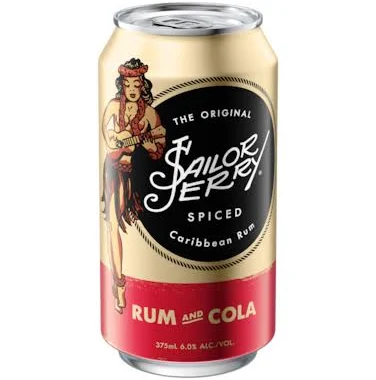Sailor Jerry Rum & Cola Can 375ml-24