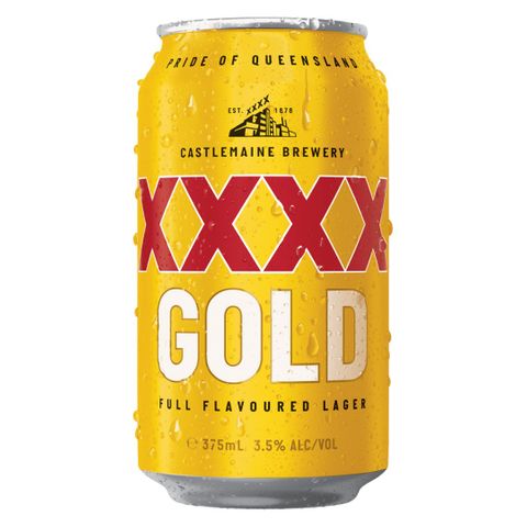 XXXX Gold Can 375ml BLOCK-30