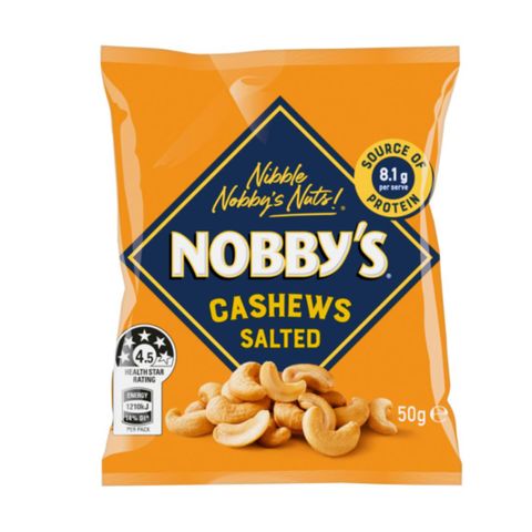Nobbys Salted Cashews 50gms X 12