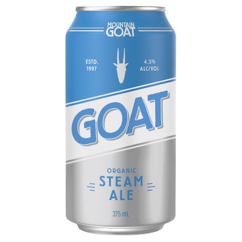 Mountain Goat Steam Ale Can 375ml-24
