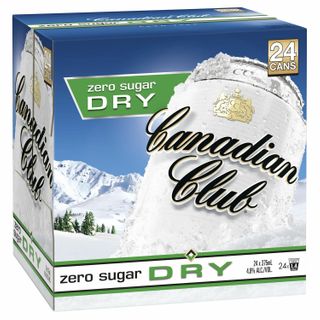 Canadian Club & Dry ZERO Can 375ml CUBE