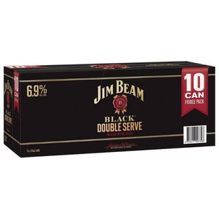 Jim Beam BLACK DBS Can 6.9% 10PK x3