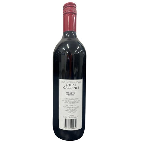 HVWS Cleanskin SEA Shiraz Cab 750ml