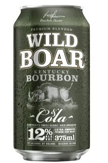 Wild Boar Bourbon & Cola 12% 375ml-24