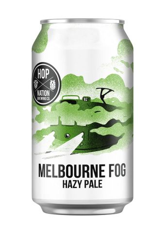 Hop Nation Melb Fog Hazy Pale 375ml-24