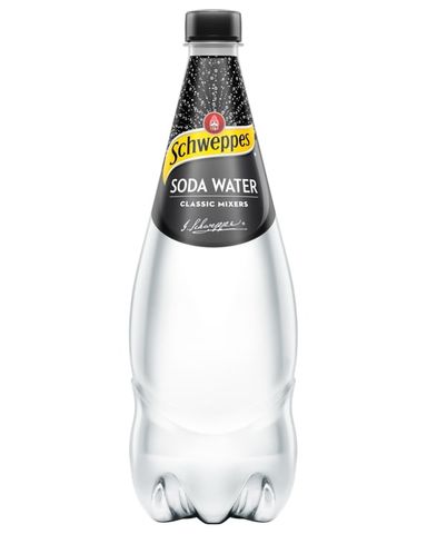 Schweppes Soda Water 1.1L x12