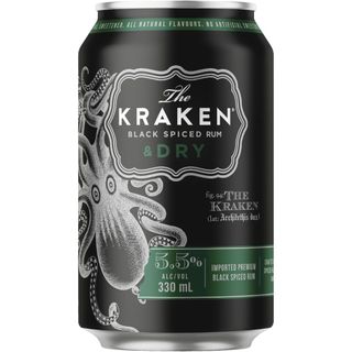 Kraken Spiced Rum & Dry 5.5% 330ml x24