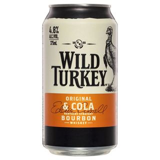 Wild Turkey & Cola Can 4.8% 6x4 375ml-24