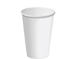 Plain White 16oz Paper Cups x 50 Per Slv