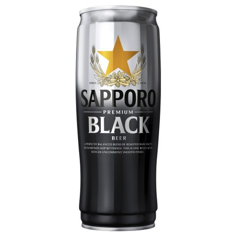 Sapporo Black Can 650ml-12