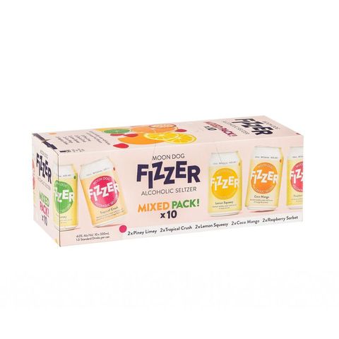 Fizzer Mixed 330ml Can 10 Pack x3