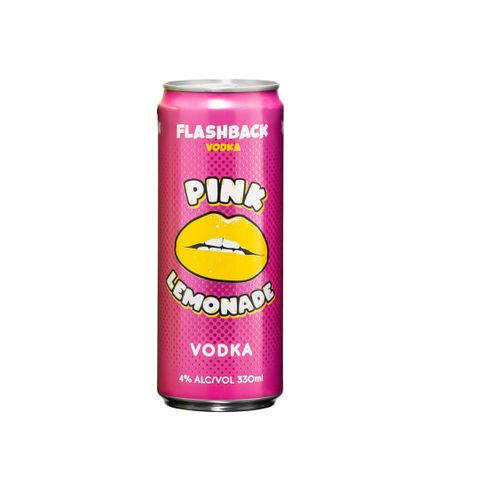 Flashback Vodka Pink Lade Can 330ml-24