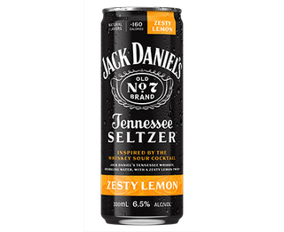 Jack Daniel Zesty Lemon Seltzer 330ml-24