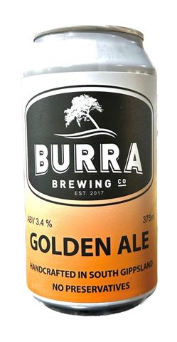 Burra Brewing Golden Ale Cans 375ml x16