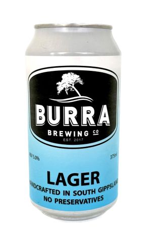 Burra Brewing Lager Cans 375ml x 24
