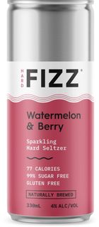Hard Fizz WMelon Berry Seltzer 330ml x16