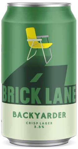 Brick Lane Backyarder Lager 2x8x355ml-16