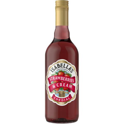 Isabella's Strawb & Cream Cordial 700ml