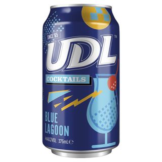 UDL Cocktails Blue Lagoon Can 375ml x24