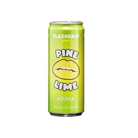 Flashback Vodka Pine Lime Can 330ml x24