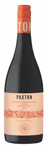 Paxton Pollinator Pres Free Shiraz 750ml