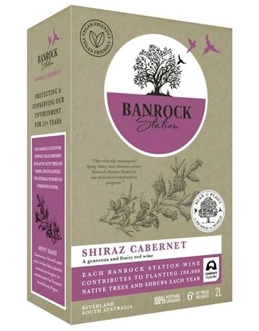 Banrock Station Shiraz Cab Cask 2lt