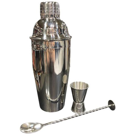 COCKTAIL SHAKER 3 PIECE 24OZ