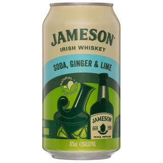 Jameson Soda Ginger & Lime Can 375ml 4X6 x24