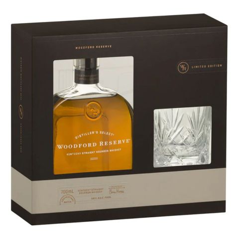 Woodford Reserve Bourbon + Glass 700ml
