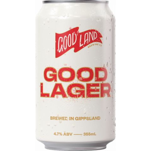 Good Land Good Lager Can 355ml x24