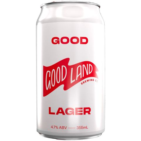 Good Land Good Lager Can 355ml x24