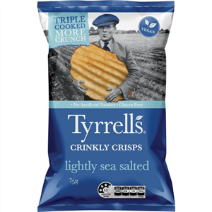 Tyrrells Sea Salt 75g x12