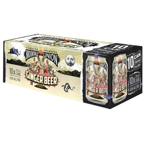 Brookvale Union Ginger Beer 330ml 10PKx3