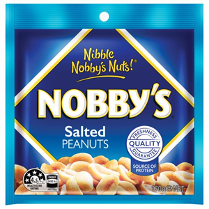 Nobbys Salted Nuts 170g x12