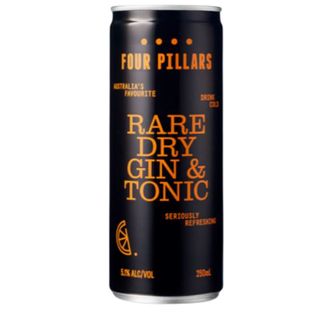 Four Pillars Gin & Tonic 250ml Can x24