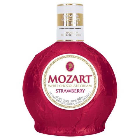 Mozart White Strawberry Cream 500ml
