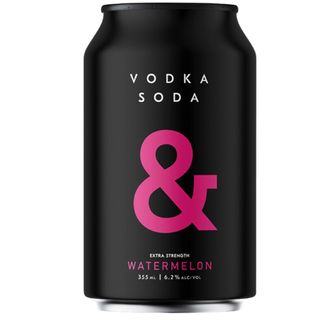 Vodka Soda & Black Watermelon 6.2% 355ml-16 AMP