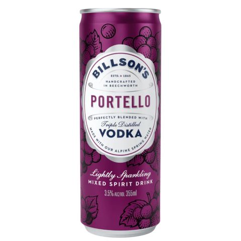 Billsons Vodka & Portello Can 355ml-24