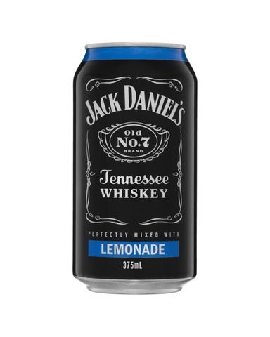 Jack Daniel & Lemonade Can 6x4 375ml-24