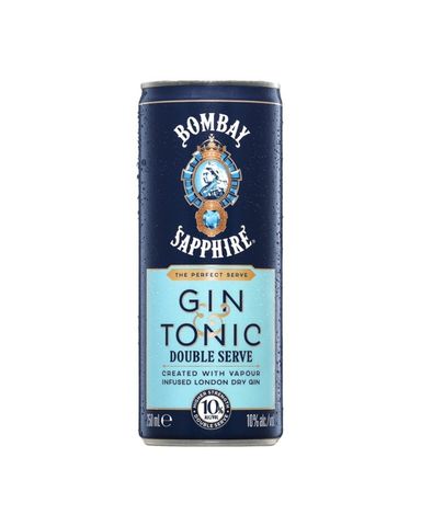Bombay Gin & Tonic Double Serve 250ml-24