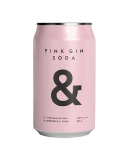 Ampersand Pink Gin Soda 355ml x16