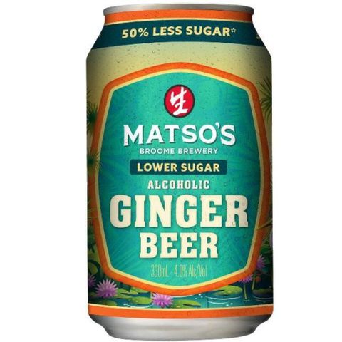 Matsos Low Sugar Ginger Beer 330ml-24