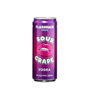 Flashback Vodka Sour Grape Can 330ml-24
