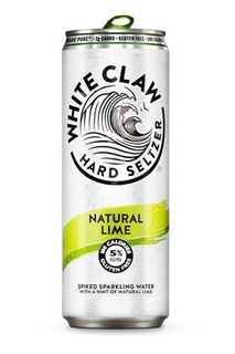 White Claw Natural Lime Can 330ml-24