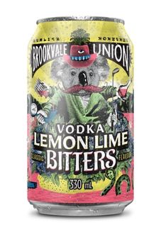 Brookvale Vodka Lem Lime Bitter 330ml-24