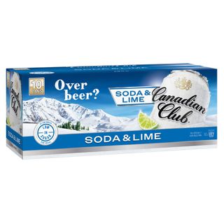 Canadian Club & Soda Lime 375ml 10PK x3