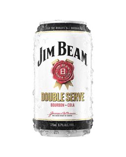 Jim Beam White Double Zero Can 375ml x24
