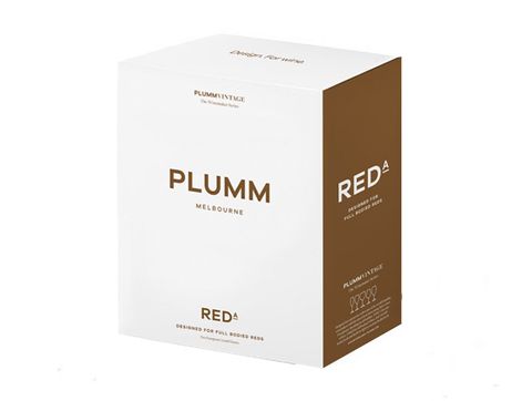 Plumm RTL Vintage Red A Glass 2 pack