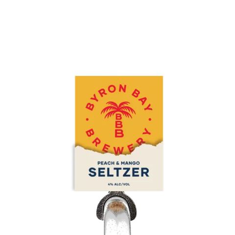 Byron Bay Peach & Mango Seltzer Keg 50L